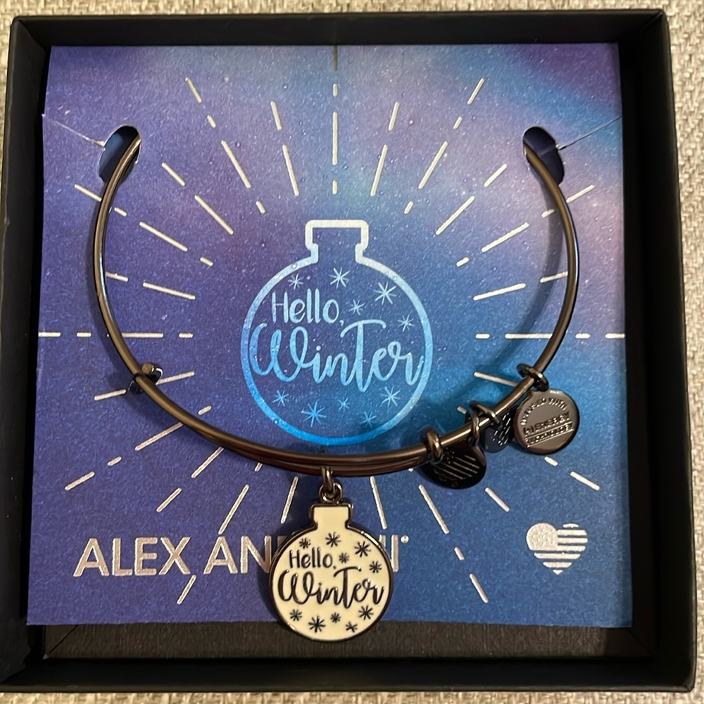 Alex and Ani Hello Winter bracelet